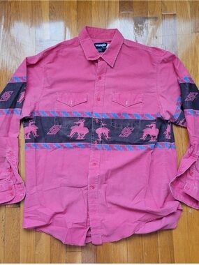 Wrangler Pink Aztec Brushpopper 17.5-35 XL